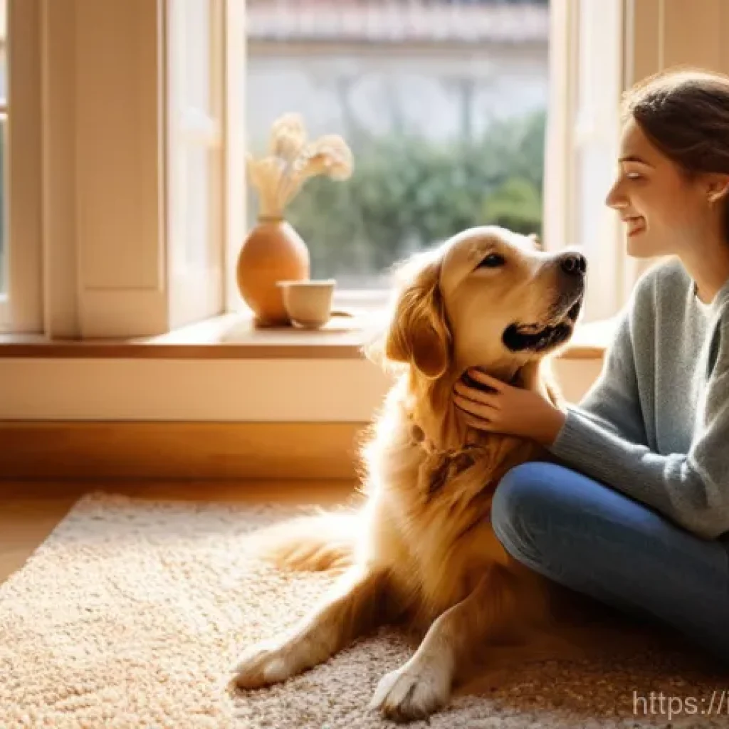 반려동물 보험 가입 팁 - **Prompt:** A heartwarming scene inside a cozy, traditionally decorated Italian living room. A young...