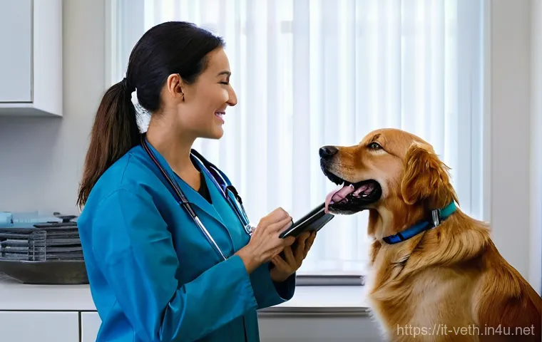 강아지 중성화 수술 시기 - **Prompt 1: The Informed Decision**
    "A warm and inviting scene inside a modern Italian veterinar...